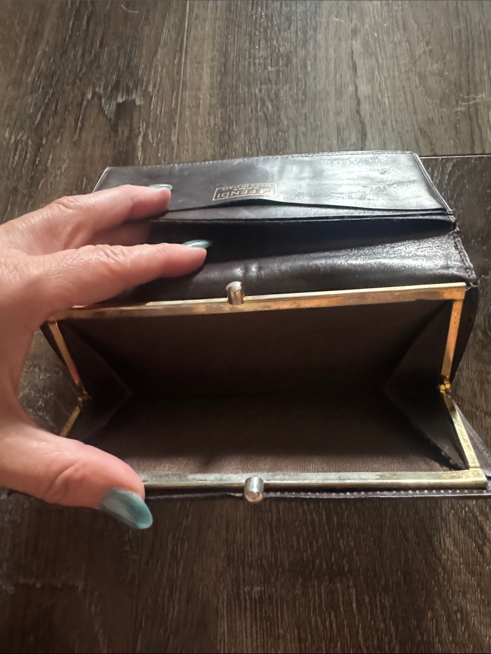 Fendi Brown Zucca Logo Continental Wallet - Picture 4 of 6
